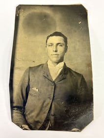 C. 1870's Early Tin Type Photograph