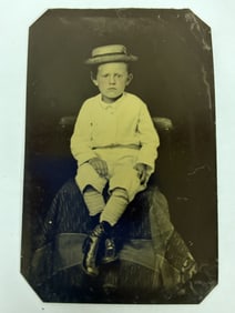 C. 1870's Early Tin Type Photograph