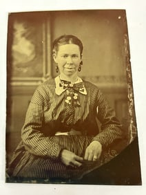 C. 1870's Early Tin Type Photograph