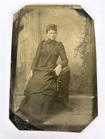C. 1870's Early Tin Type Photograph