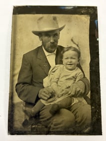 C. 1870's Early Tin Type Photograph