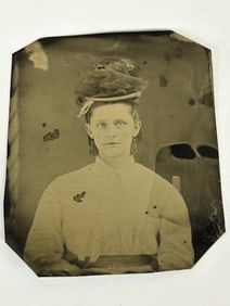 C. 1870's Early Tin Type Photograph