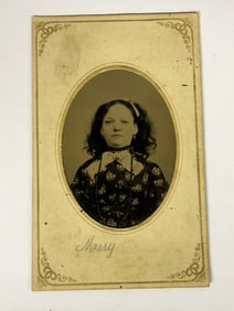 C. 1870's Early Tin Type Photograph