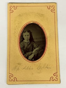 C. 1870's Early Tin Type Photograph