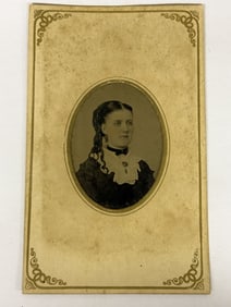 C. 1870's Early Tin Type Photograph