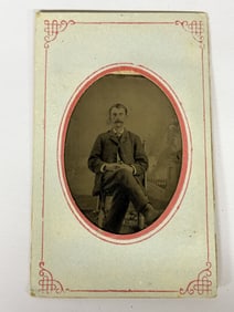 C. 1870's Early Tin Type Photograph