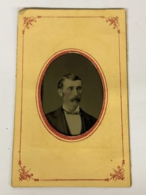 C. 1870's Early Tin Type Photograph