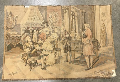 Antique French Jacquard Tapestry after Marchetti