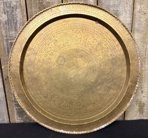 Antique Brass Moroccan Style Wall Plate