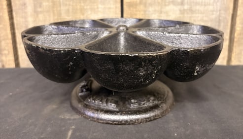 STAR NAIL Cast Iron Cobbler Nail Cup Rotating Caddy Hardware Store Display Bin