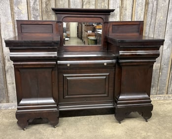 America Late Classical Mahogany Sideboard