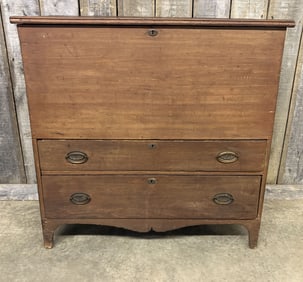 Antique Early Blanket Chest, Circa 1830's