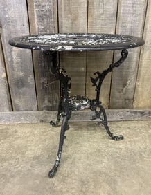 Antique Cast Iron Garden Table