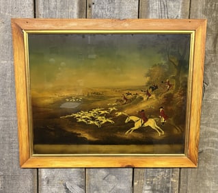 Vintage Framed Print "Hunting Plate II" by John Harris
