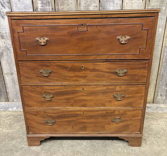 English Georgian Butler's Desk  20"X36"X40": English Georgian Butler's Desk 20"X36"X40"