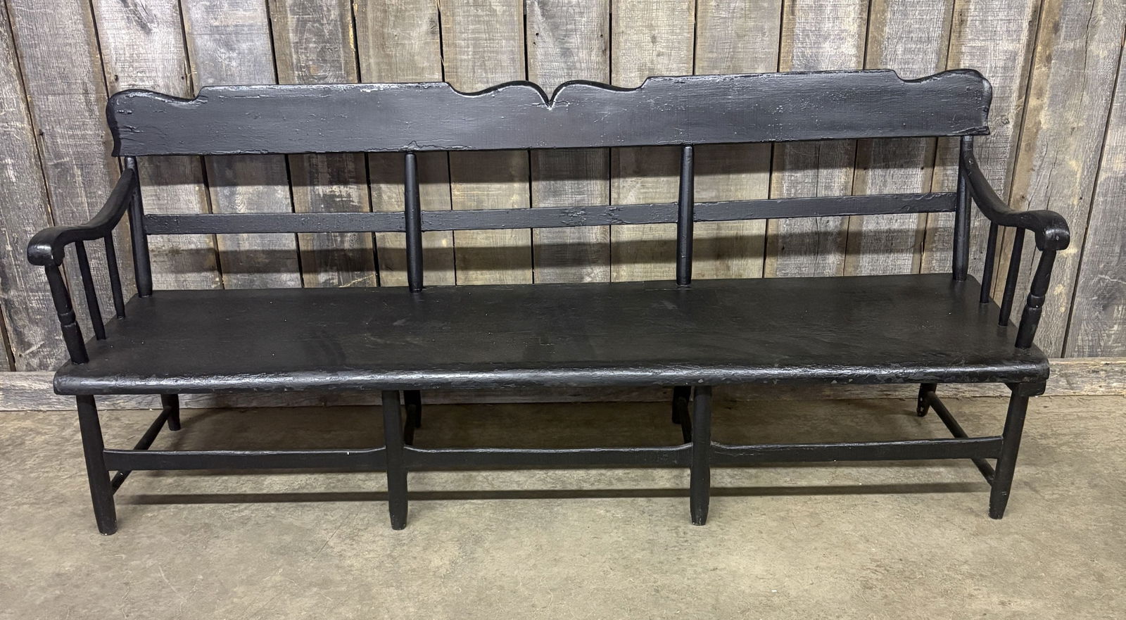 Antique Pennsylvania Deacon's Bench 26"X81"X34" (1 of 7)