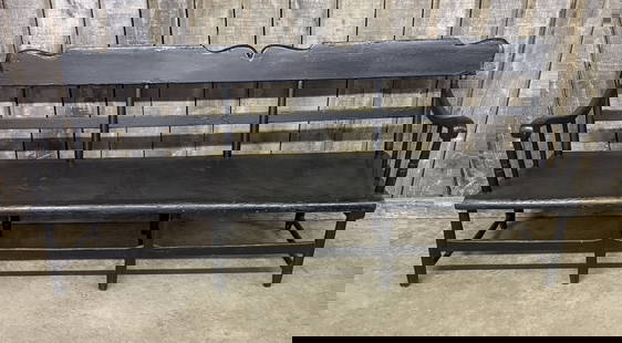 Antique Pennsylvania Deacon's Bench 26"X81"X34": Antique Pennsylvania Deacon's Bench