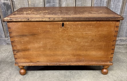 Antique Pine Blanket Chest