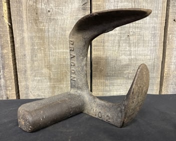 Antique Rare No.2 Three-Footed Cast Iron Cobblers Anvil
