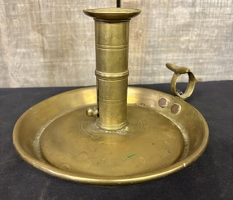 Antique Brass Candleholder