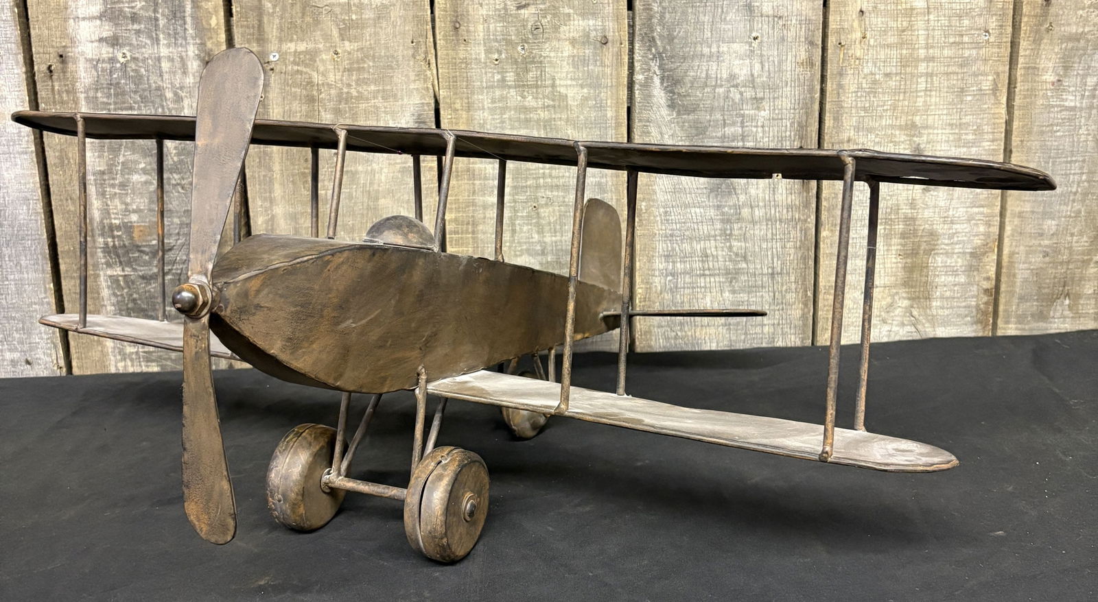 Early Metal Airplane 24"X32"X11" (1 of 5)