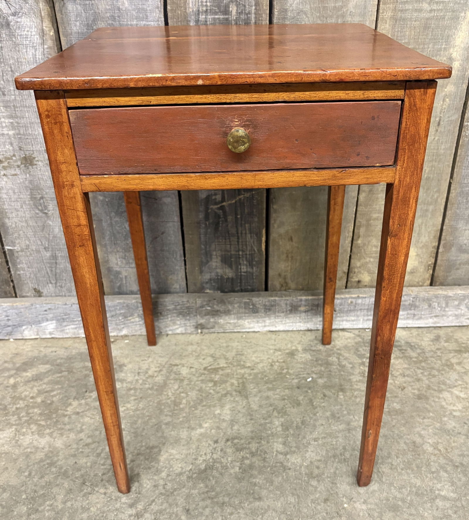 Federal One Drawer Side Table 19"X19"X27" (1 of 5)