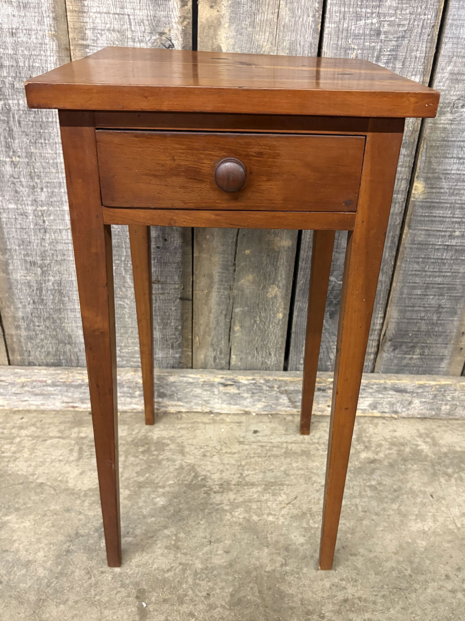 Federal One Drawer Side Table 16"X16"X28" (1 of 5)