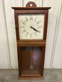 Shaker Style Wall Clock 6"X15"X39"