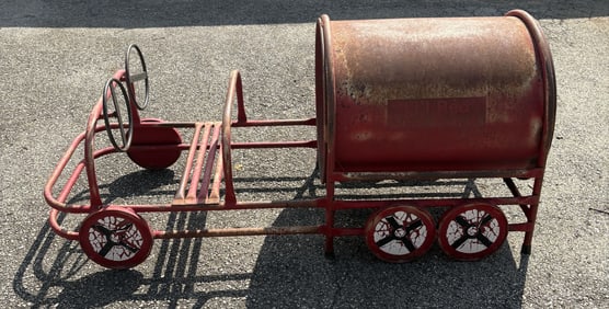 Lil' Red Fire Truck Playground Equipment 26"X65"X32"