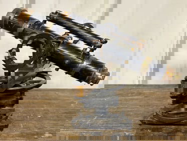 Antique A.S. Aloe Co. Surveying Transit Level 8"X12"X8"