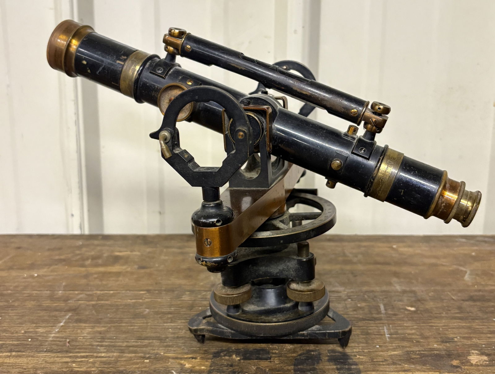 Antique A.S. Aloe Co. Surveying Transit Level 8"X12"X8" (1 of 5)