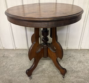 Victorian Mahogany Side Table Parlor Table 24"X28"X31"