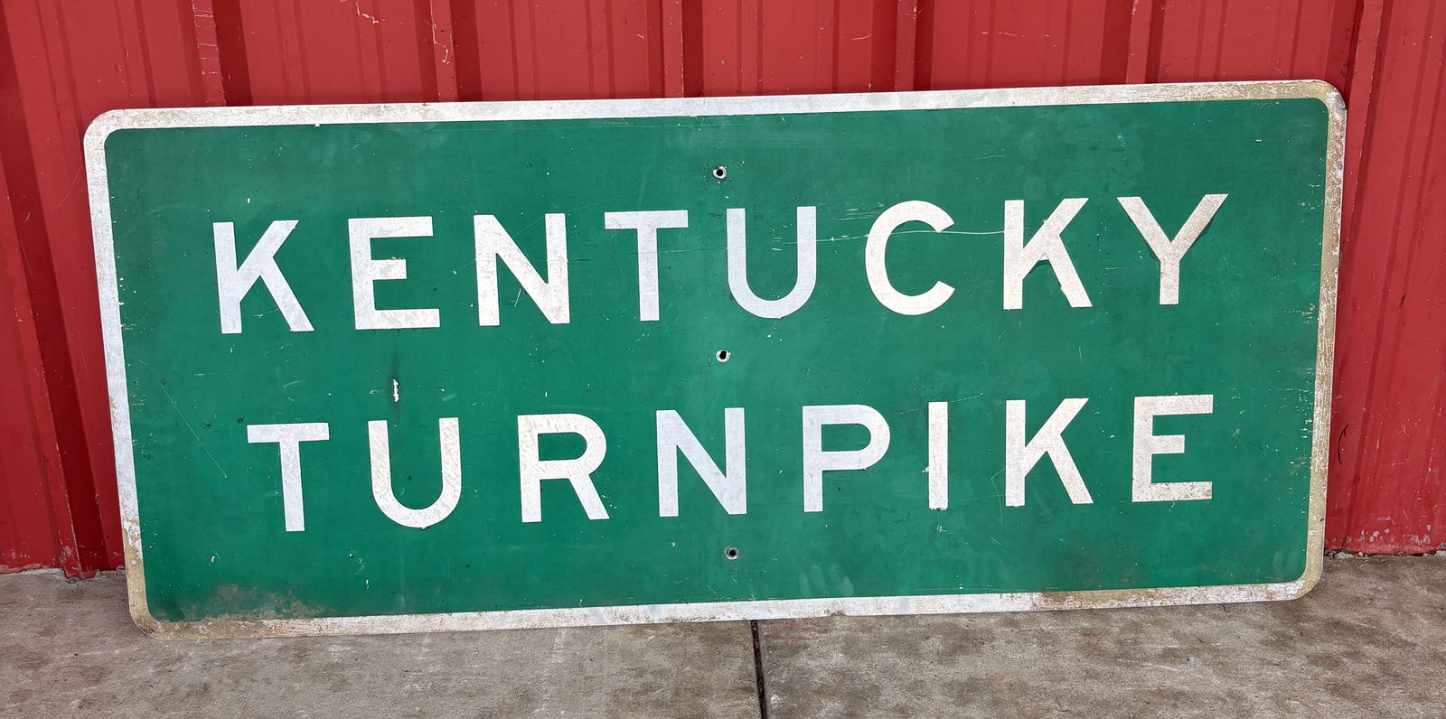 Kentucky Turnpike Large Metal Sign 29"X66" (1 of 4)