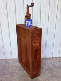 Large Metal Fuel Tank 10"X32"X65"
