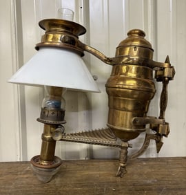 Adams - Westlake Style Railroad Dining Car Oil Lamp 12"X16"X18"