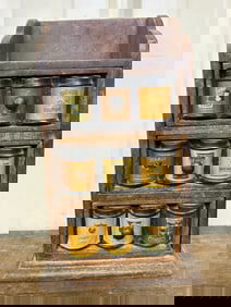 Vintage 3 Drawer Spice Rack 5"X8"X12"