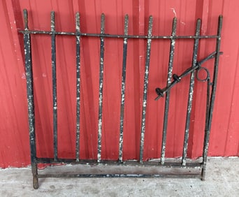 Early Wrought Iron Gate 38"X38"X2"