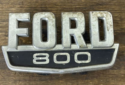 Vintage Ford 800 Emblem 7"X4"X1"