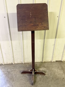 Vintage Portable Church Podium 19"X19"X52"