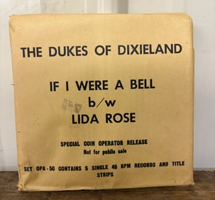 Special Coin Operator Release 45 RPM records by The Dukes of Dixieland, featuring the songs "If I