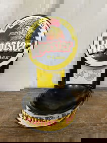 Rooster Long Cut - Take a Penny, Leave a Penny Counter Stand 5"X5"X8"