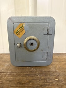 Vintage Desk Safe Bank - As Seen 4"X5"X6"