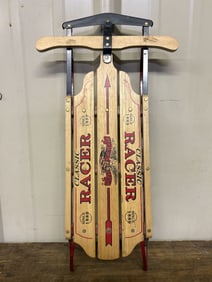 Vintage Small Classic Racer Sled 6"X14"X2"