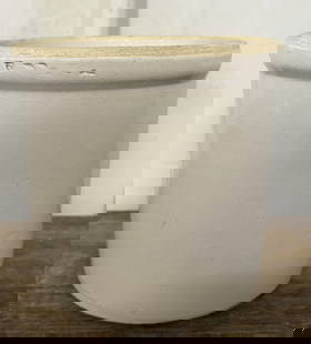 Unmarked Stoneware Crock 8"X8"X8": Unmarked Stoneware Crock 8"X8"X8"