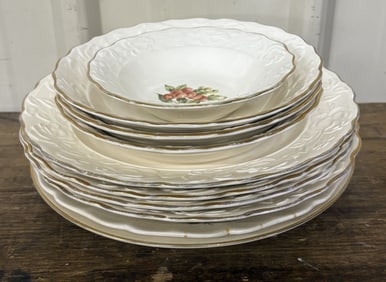 Vintage Rosenthal Classic Porcelain Dinnerware, in "Orchard" pattern, produced by Philipp Rosenthal