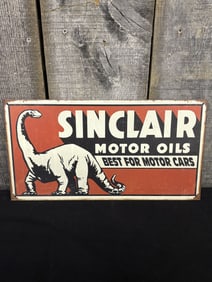 Sinclair Motor Oils - Metal Sign 16"X9"