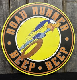 Road Runner - Beep Beep Metal Sign 25"