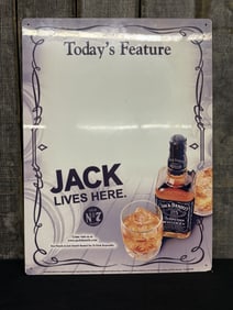 Jack Daniels Old No. 7 Advertising Whiteboard 23"X31"