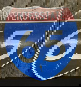 Interstate 65 Traffic Sign 36"X36"