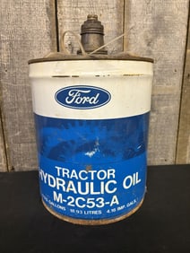 Ford Tractor Hydraulic Oil M-2C53-A Can 10"X10"X17"